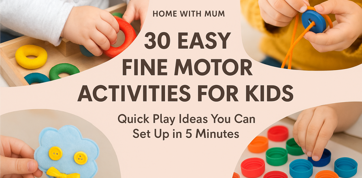 easy fine motor activites for kids