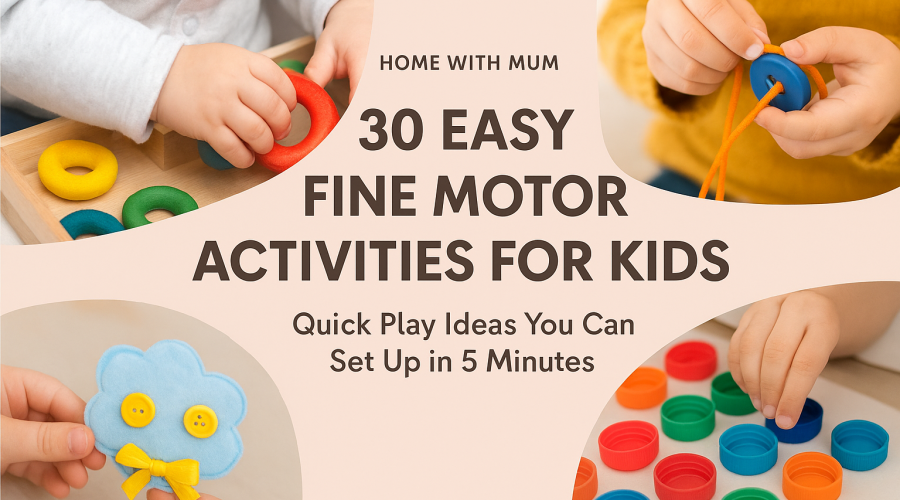 easy fine motor activites for kids